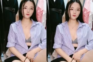 服装店老板娘店里直播自慰！