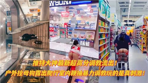推特大神最新超高分调教流出户外栓母狗露出爬行室内鞭抽暴力调教