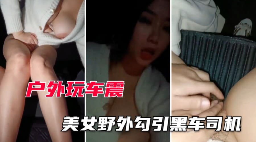 户外野战美女户外勾引黑车司机骚话勾引玩车震
